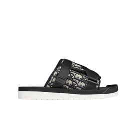 Dior Alpha Oblique Slippers Black-2333  